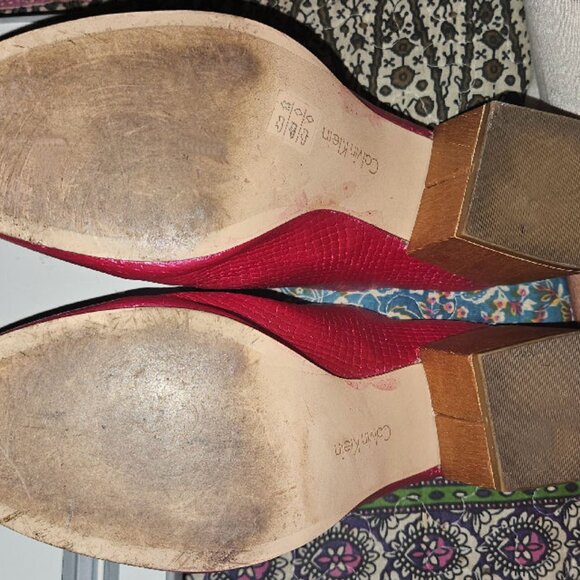 Calvin Klein Leather Mules - Picture 16 of 16